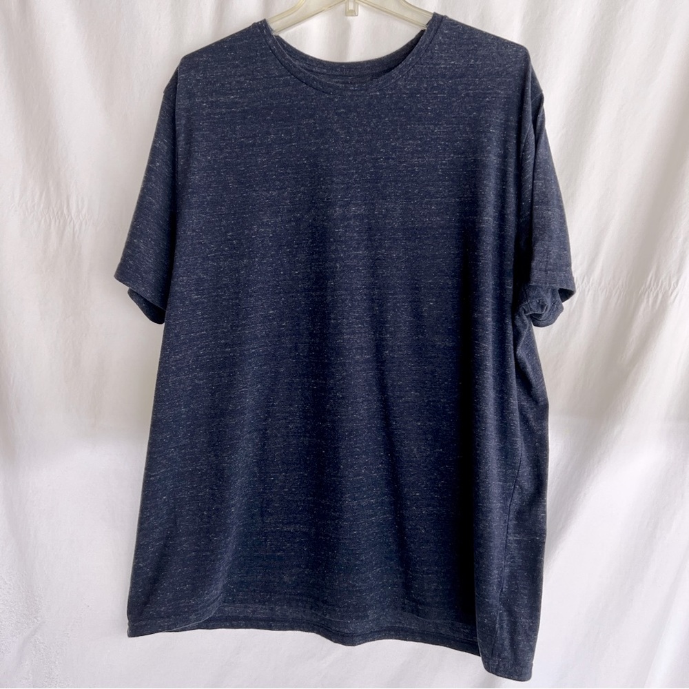 Mossimo Supply Company Tee Shirt XXL Short Sleeve Navy Blue Heather